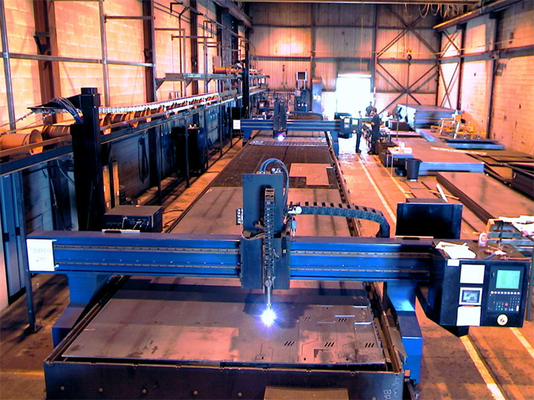 강철판 50-1000mm/Min을 위한 산소를 함유한 연료 CNC 불꽃 절단 기계