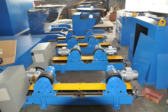 품질  Automatic 20T Pipe Welding Rotator 2.2KW With Manual Travel Bogie 공장